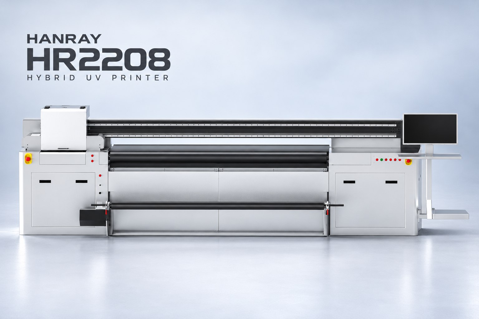 Large-Format Belt UV Printer Series — HR2512 / HR3318 — Hanray UV printer, factory photograph