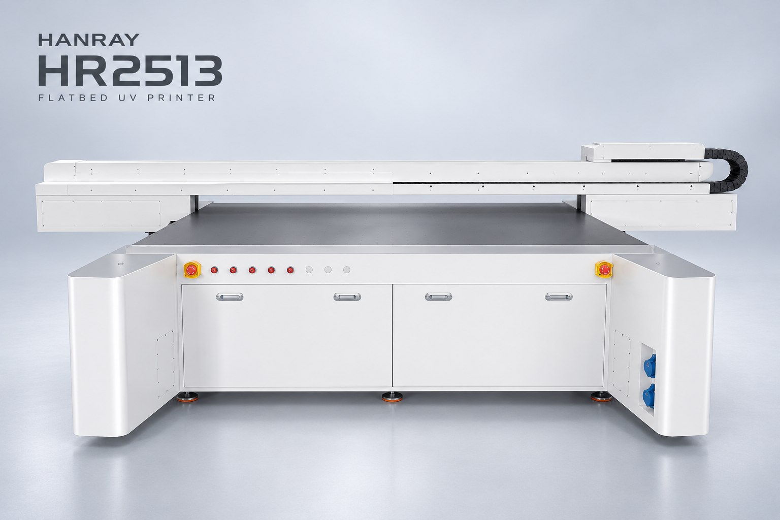 UV Flatbed Printer Series — HR1216 / HR3220 — Hanray UV printer, factory photograph